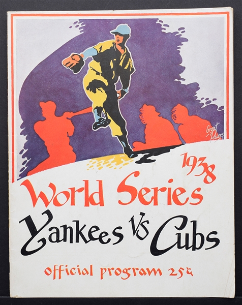 1938 World Series Program (New York) - New York Yankees vs Chicago Cubs
