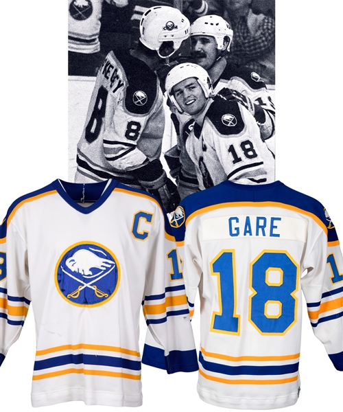 Danny Gares 1979-81 Buffalo Sabres Game-Worn Captains Jersey