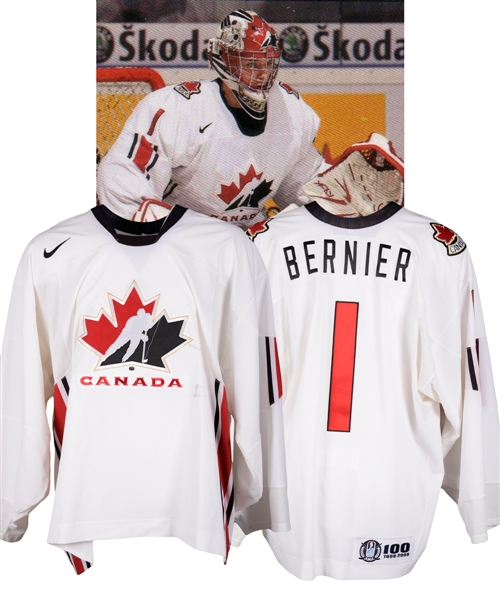Jonathan Berniers 2008 IIHF World Junior Championships Team Canada Game-Worn Jersey with LOA