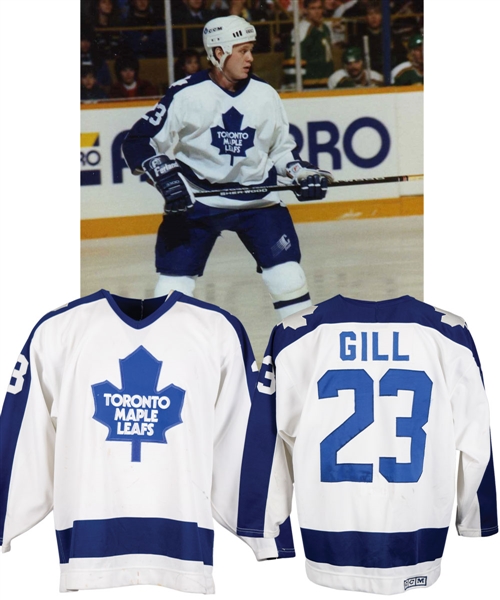 Todd Gills 1988-89 Toronto Maple Leafs Game-Worn Jersey 