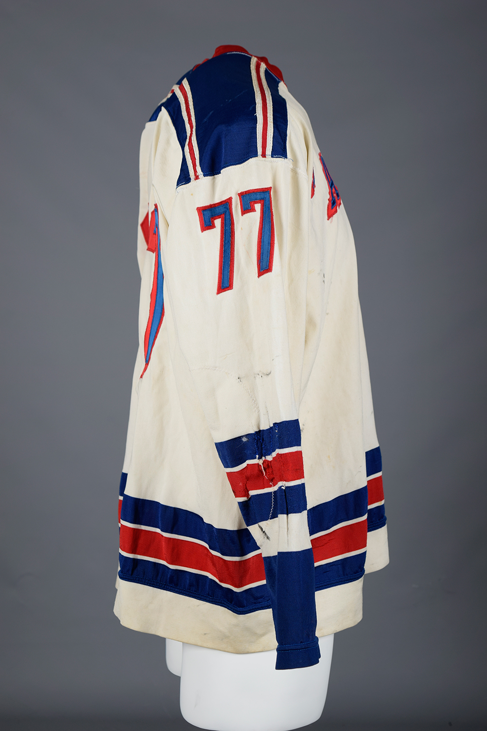 1975-76 Phil Esposito Game Worn New York Rangers Jersey--Photo, Lot #53706