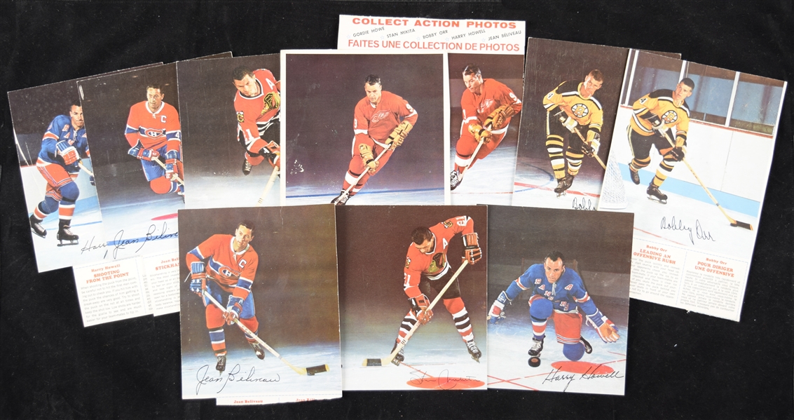 1967-68 General Mills Hockey Star Picture Complete Set of 10