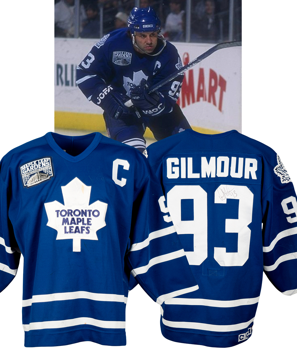 Mid 1990's Doug Gilmour Maple Leafs Game Worn Jersey