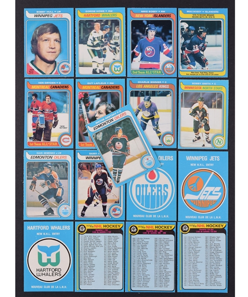 1979-80 O-Pee-Chee Hockey Complete 396-Card Set with Wayne Gretzky RC