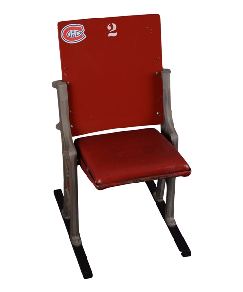 Montreal Forum Red Single Seat #2 from the Molson Family