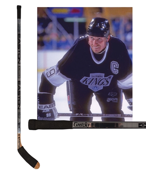 Wayne Gretzkys 1995-96 Los Angeles Kings Easton Aluminum 5100 Game-Used Stick