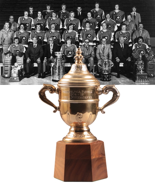 Gary Dornhoefers 1974-75 Philadelphia Flyers Clarence Campbell Bowl Championship Trophy (11") 