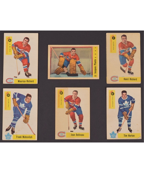 1958-59 Parkhurst Hockey Complete 50-Card Set