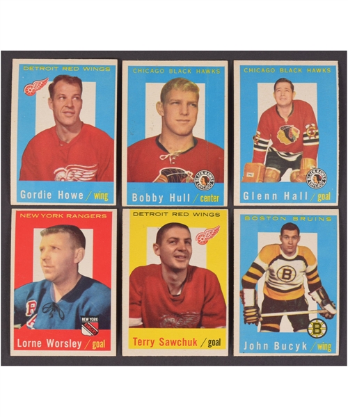 1959-60 Topps Hockey Complete 66-Card Set