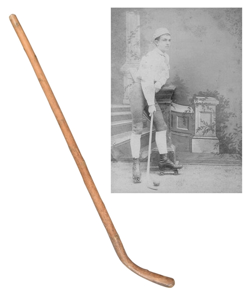 Scarce Turn-of-The-Century Shinny Stick Pre-Cursor to Ice Hockey