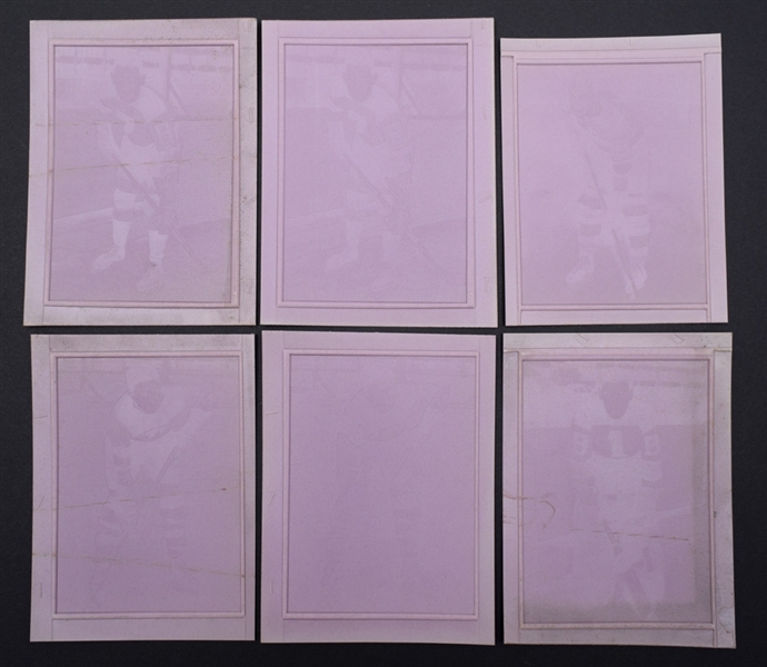 Boston Bruins 1930s Player Printing Plate Collection of 24 with Ross, Shore, Clapper, Oliver, Thompson and Barry