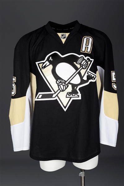Philip Samuelssons 2013 Official Rookie Tournament Pittsburgh Penguins Game-Worn Alternate Captains Jersey
