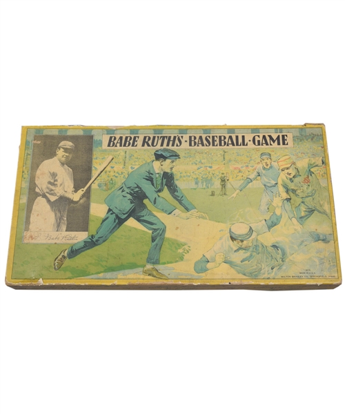 1936 Babe Ruths Baseball Game by Milton Bradley with Rare Cover Variation