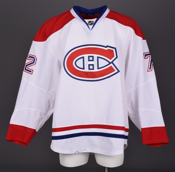 Erik Coles 2012-13 Montreal Canadiens Game-Worn Away Jersey with Team LOA 