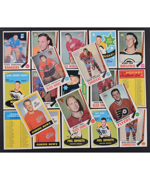 1969-70 O-Pee-Chee Hockey Complete 231-Card Set Including Variations