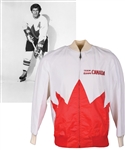 Jean Ratelles 1972 Canada-Russia Series Official Team Canada Jacket with His Signed LOA