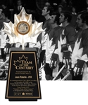 Jean Ratelles Team Canada 1972 "Team of the Century" Trophy with His Signed LOA (13 ½”)  
