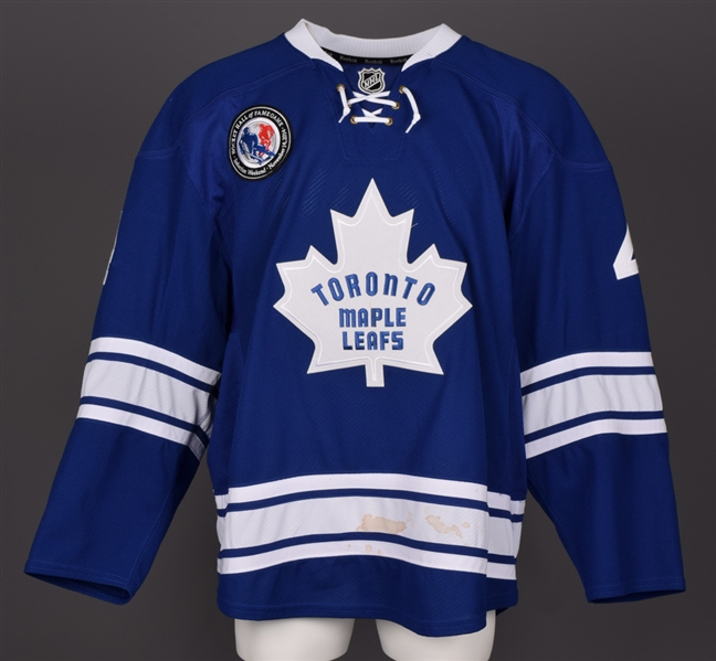 Cody Fransons 2014-15 Toronto Maple Leafs "Hall of Fame Game" Game-Worn Jersey