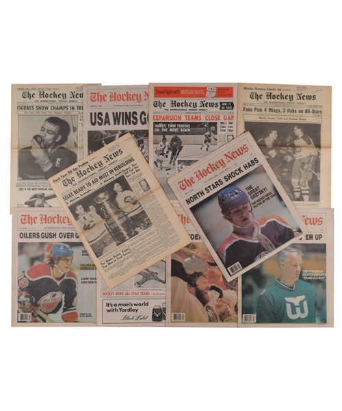 1950-51 to 2005-06 "The Hockey News" Newspaper Complete Run