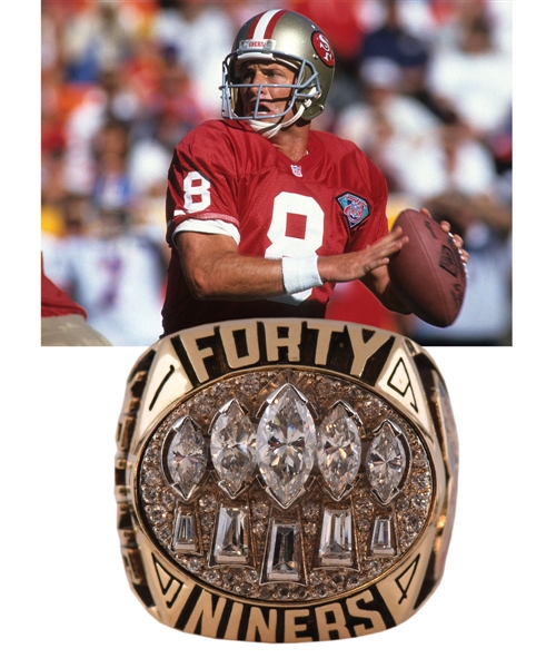 San Francisco 49ers 1994 Super Bowl Championship XXIX Steve Young Salesmans Sample Ring