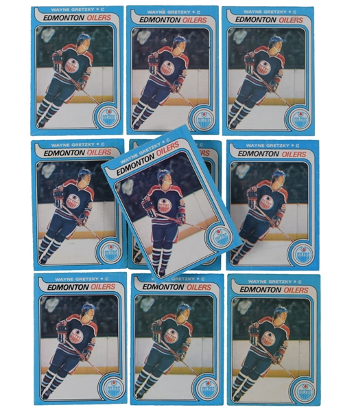 1979-80 O-Pee-Chee Hockey Complete 396-Card Set Collection of 10 with Wayne Gretzky RCs