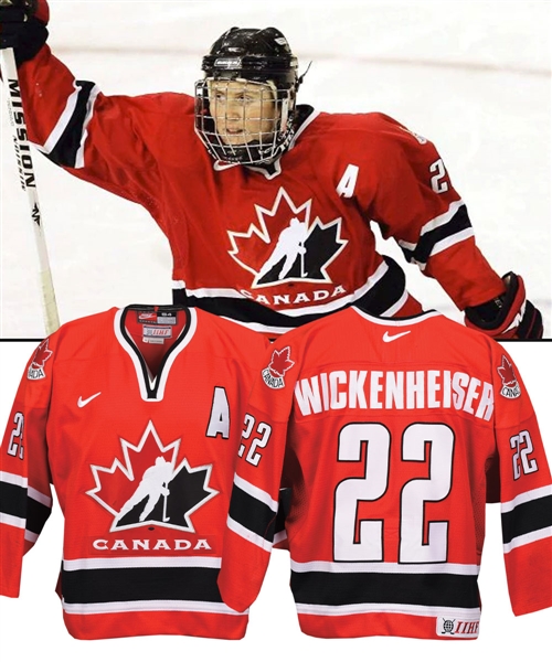 Hayley Wickenheisers 2001-02 Team Canada Womens National Team Game-Worn Alternate Captains Jersey with COA