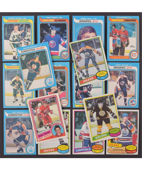 1979-80, 1980-81 and 1984-85 O-Pee-Chee Complete 396-Card Sets - Gretzky, Messier, Bourque and Yzerman RCs