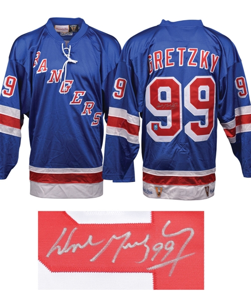 Wayne Gretzky Signed 1998-99 New York Rangers Jersey with WGA COA