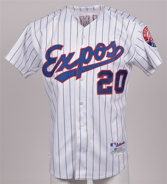 Frank Robinsons Circa 2004 Montreal Expos Manager Game-Worn Jersey