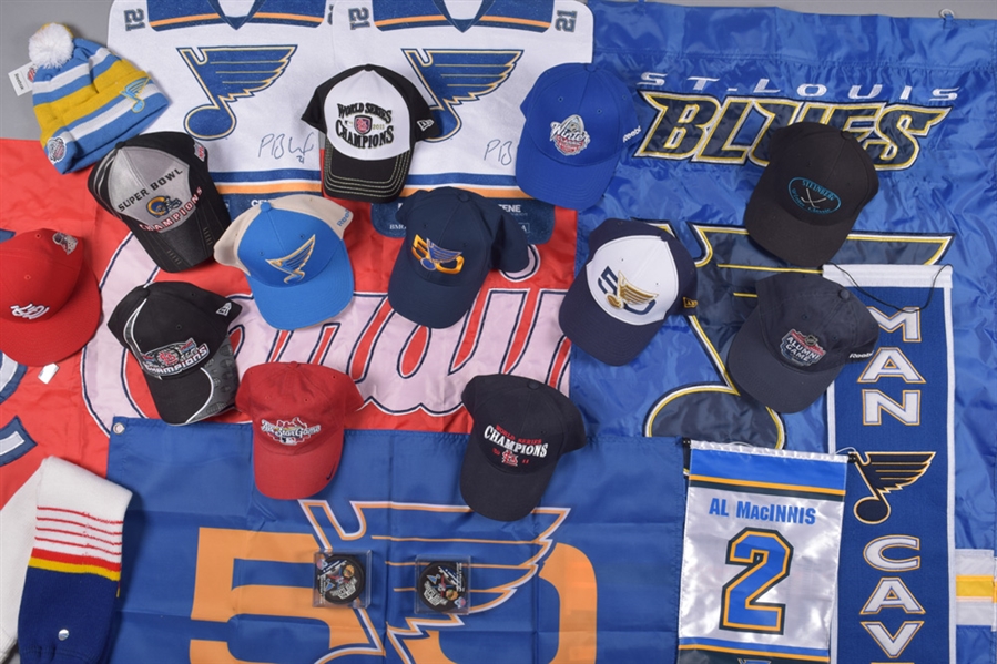 Massive St. Louis Blues / St. Louis Cardinals Memorabilia Collection Including Many Items from the 2017 Winter Classic and Much More! 
