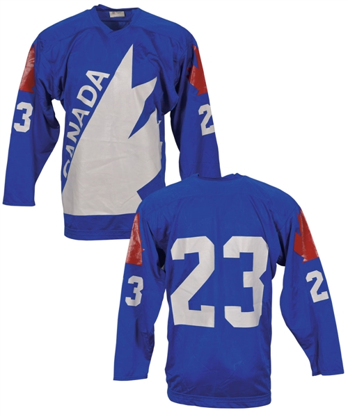 Team Canada 1979 World Junior Championships Game Jersey with LOA