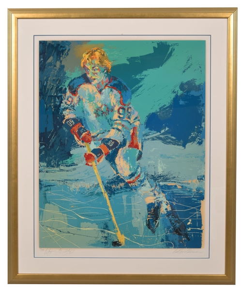 1981 LeRoy Neiman "The Great Gretzky" Signed Limited-Edition Framed Serigraph #135/300