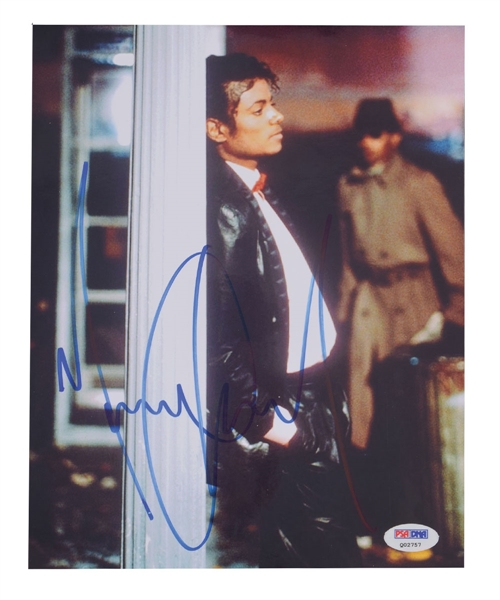 Michael Jackson "King of Pop" Signed Photo with PSA/DNA LOA (8" x 10")