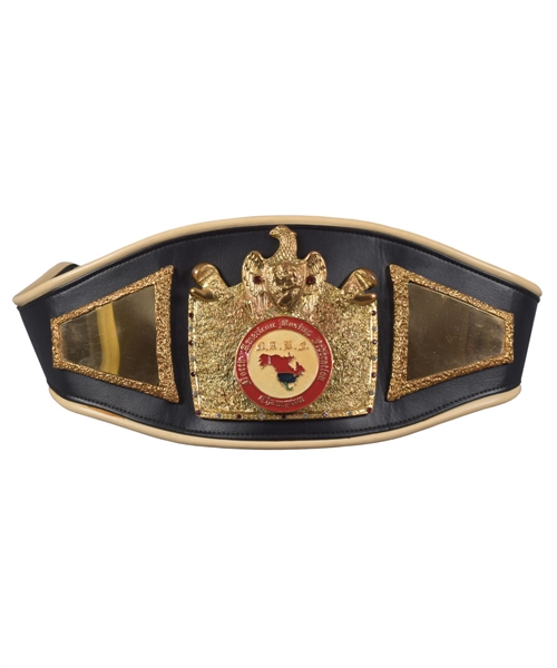 North American Boxing Federation Championship Boxing Belt with LOA