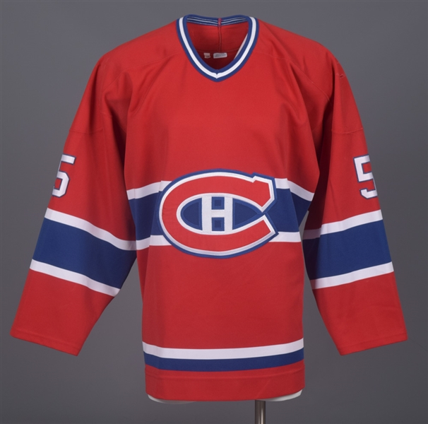 Stephane Quintals Early-2000s Montreal Canadiens Game-Worn Jersey