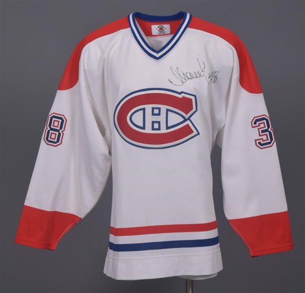 Vladimir Malakhovs Late-1990s Montreal Canadiens Signed Game-Worn Jersey with Team COA