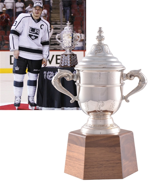 Bernie Nicholls 2011-12 Los Angeles Kings Clarence Campbell Bowl Championship Trophy with His Signed LOA