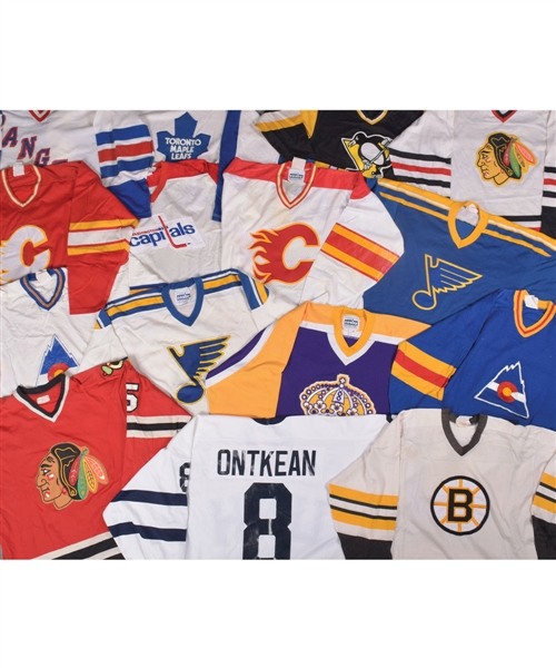 Michael Ontkeans Vintage Hockey Jersey Collection of 40+ with His Signed LOA