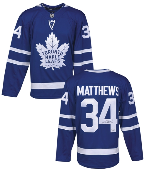 Auston Matthews Signed Toronto Maple Leafs Jersey - Fanatics Authentic Certified