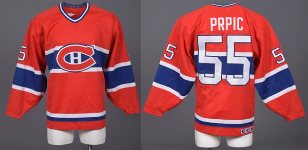 Montreal Canadiens Game-Worn Equipment Collection of 7 Including Jersey and Helmet