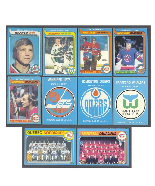 1979-80 O-Pee-Chee Hockey Near Complete Set (395/396) Collection of 42!