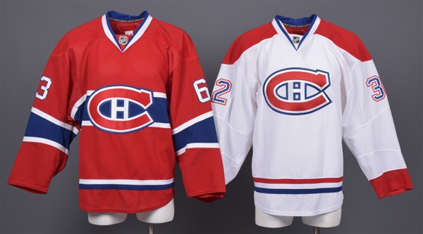 Andreas Engqvists and Travis Moens 2010-11 Montreal Canadiens Game-Worn Home and Away Jerseys with Team LOAs