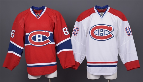 William Baker’s 2014-15 Montreal Canadiens Game-Issued Home and Away Jerseys with Team LOAs