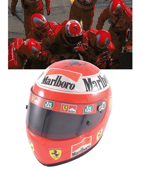 Nigel Stepneys Circa 2000 Ferrari Signed Worn Bieffe Helmet
