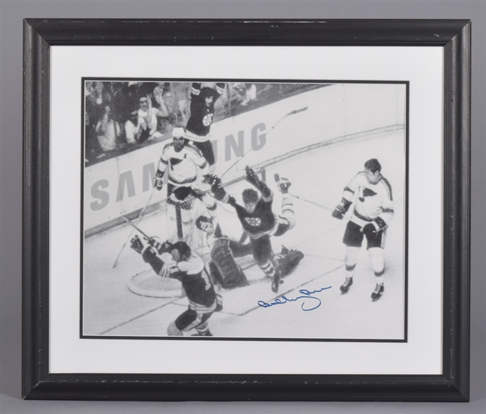 Bobby Orr Boston Bruins Signed "The Goal" Framed Photo (23" x 27") 