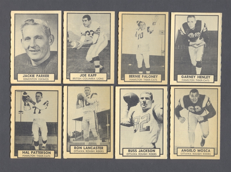 1962 Topps CFL Complete 169-Card Set