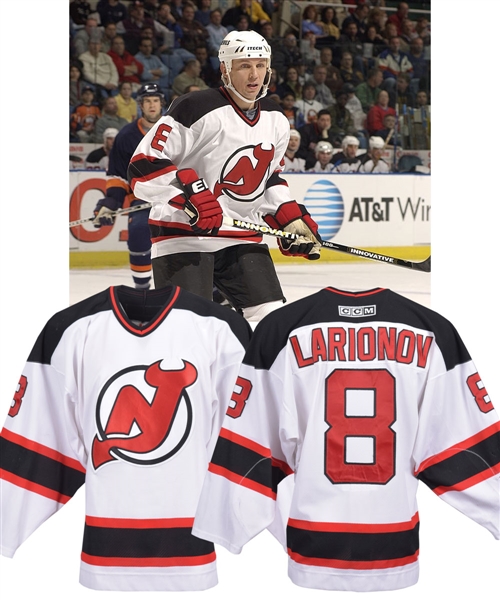 Igor Larionovs 2003-04 New Jersey Devils Game-Worn Jersey with LOA