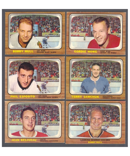 1966-67 Topps Hockey Near Complete Set (131/132)