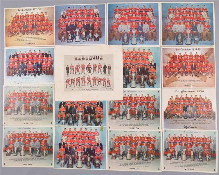 Massive Montreal Canadiens Vintage and Modern Memorabilia Collection