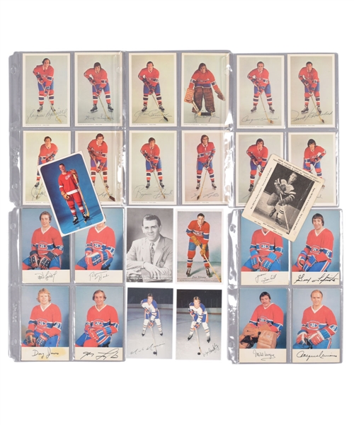 Montreal Canadiens 1970s/2000s Postcard Collection of 650+ Plus Other Postcards and Memorabilia